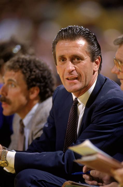 He has been the team president of the Miami Heat since 1995, a position that enabled him to serve as their de facto general manager and as their head coach in two. . Pat riley teams coached